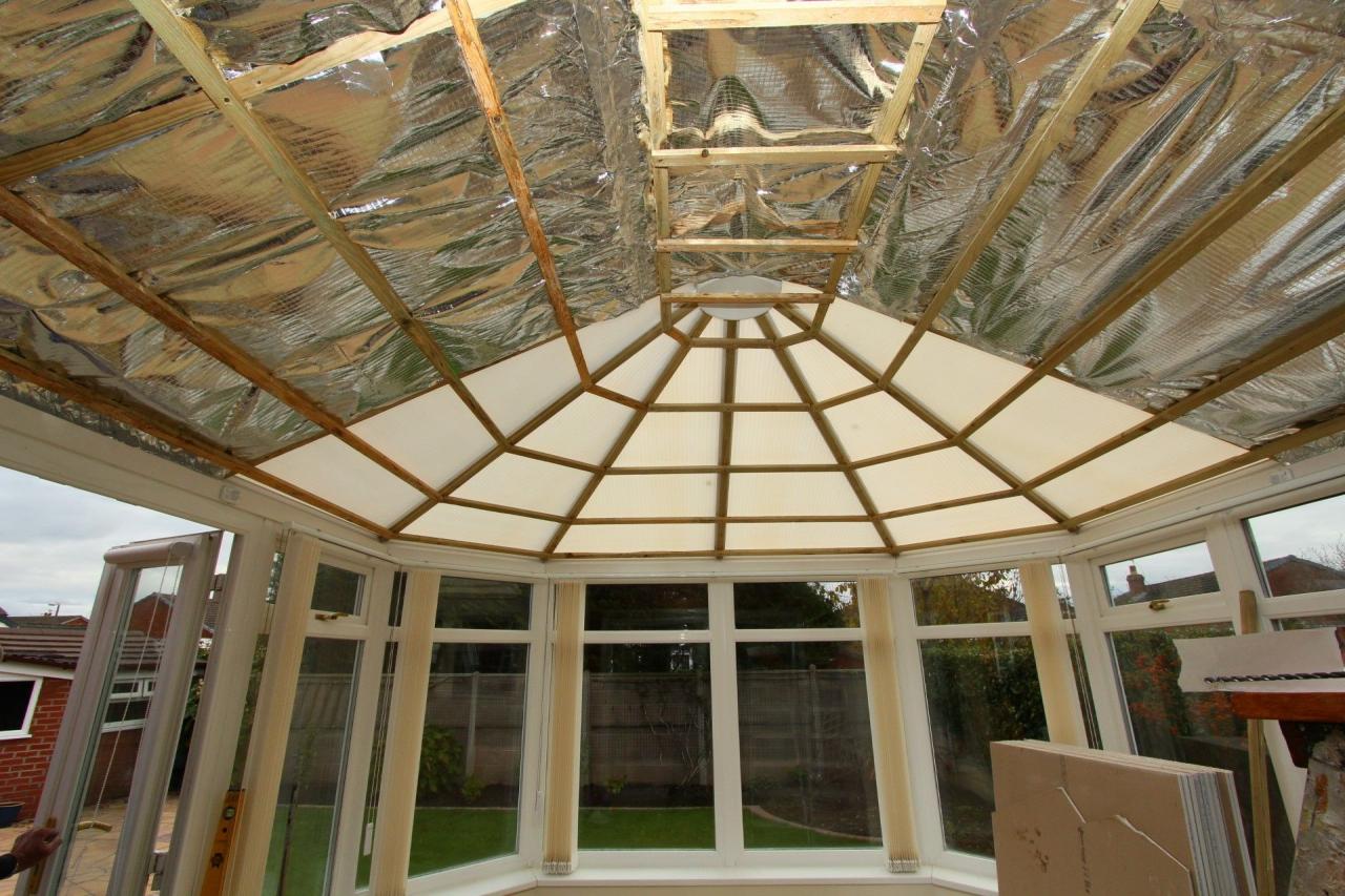 How much is conservatory insulation