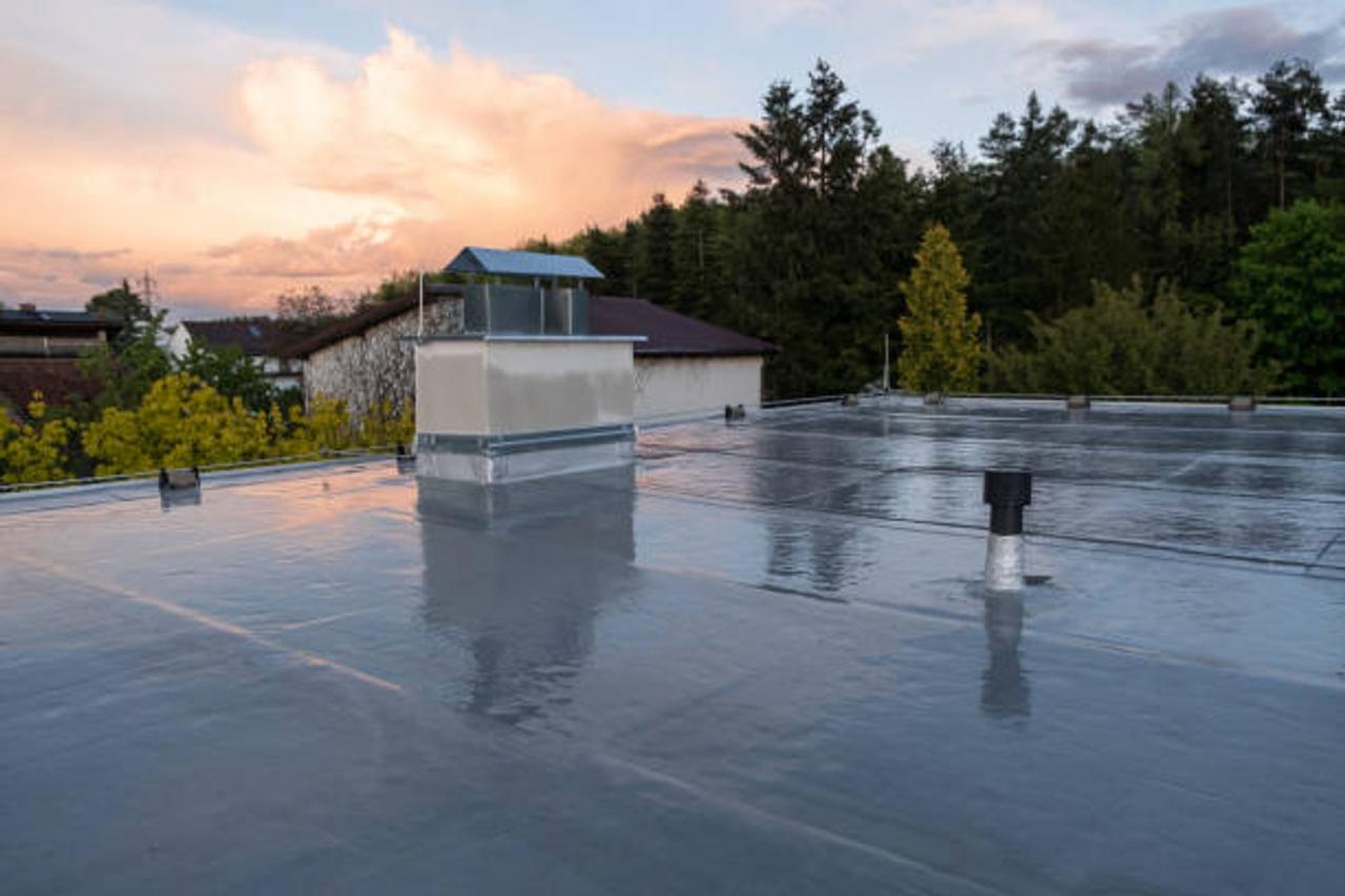 Flat rubber roof repair near me