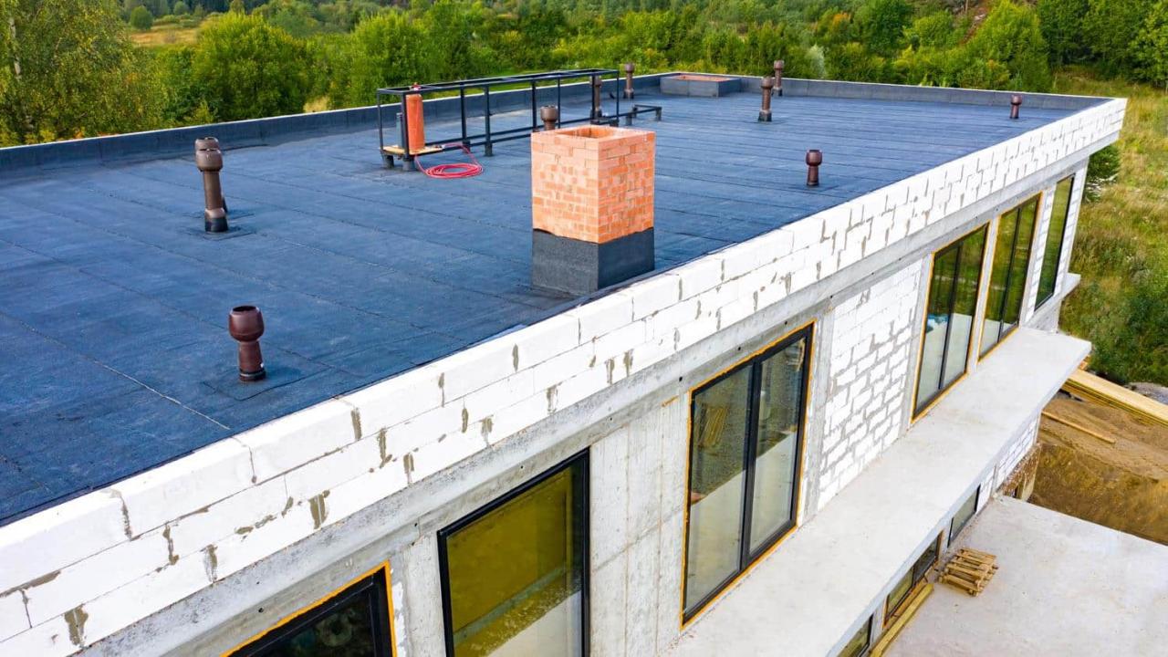 Flat roof installation price