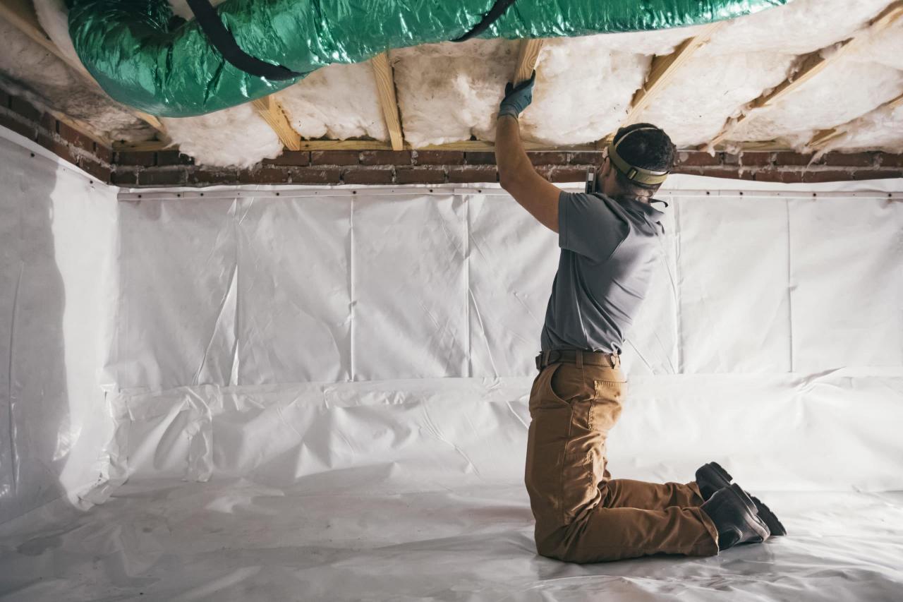 How much to install insulation in crawl space