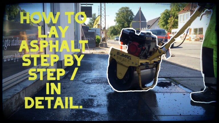 Installing asphalt