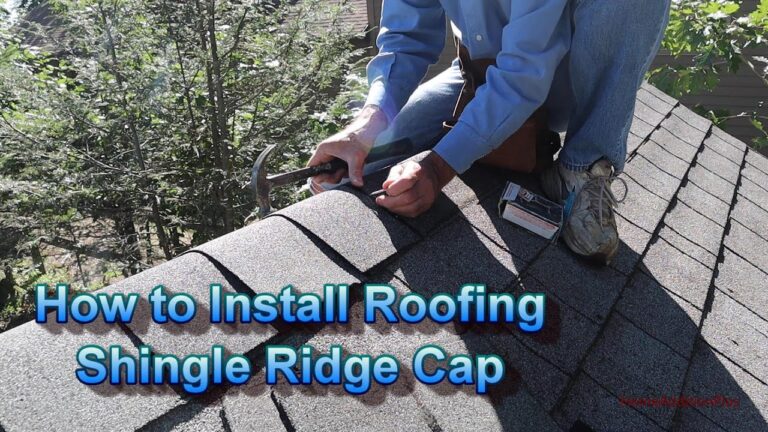 Dimensional shingle installation